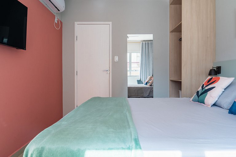 Elegante Apartamento à 2min Praia do Forte
