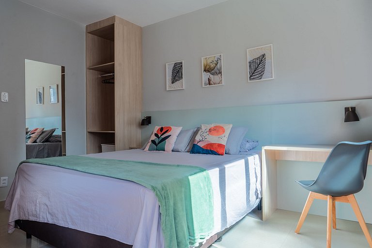 Elegante Apartamento à 2min Praia do Forte