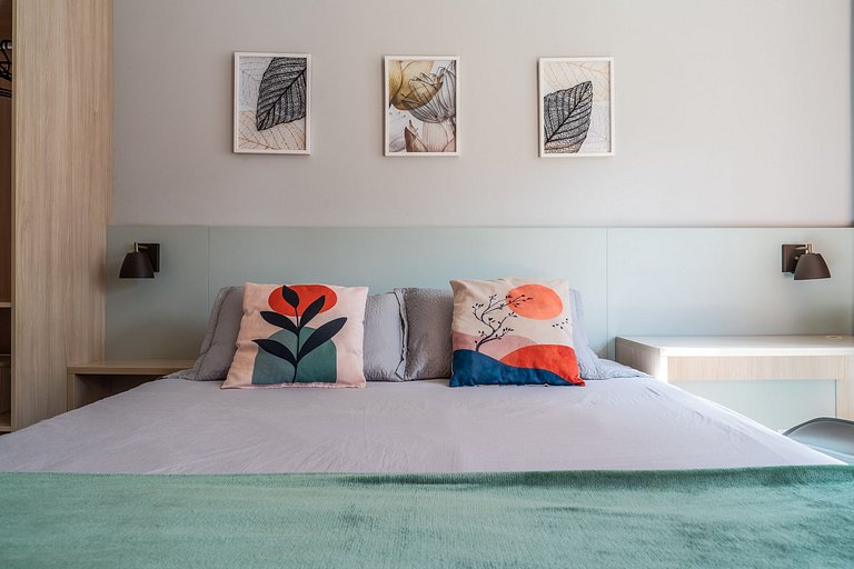 Elegante Apartamento à 2min Praia do Forte