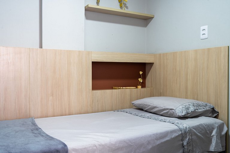 Elegante Apartamento à 2min Praia do Forte
