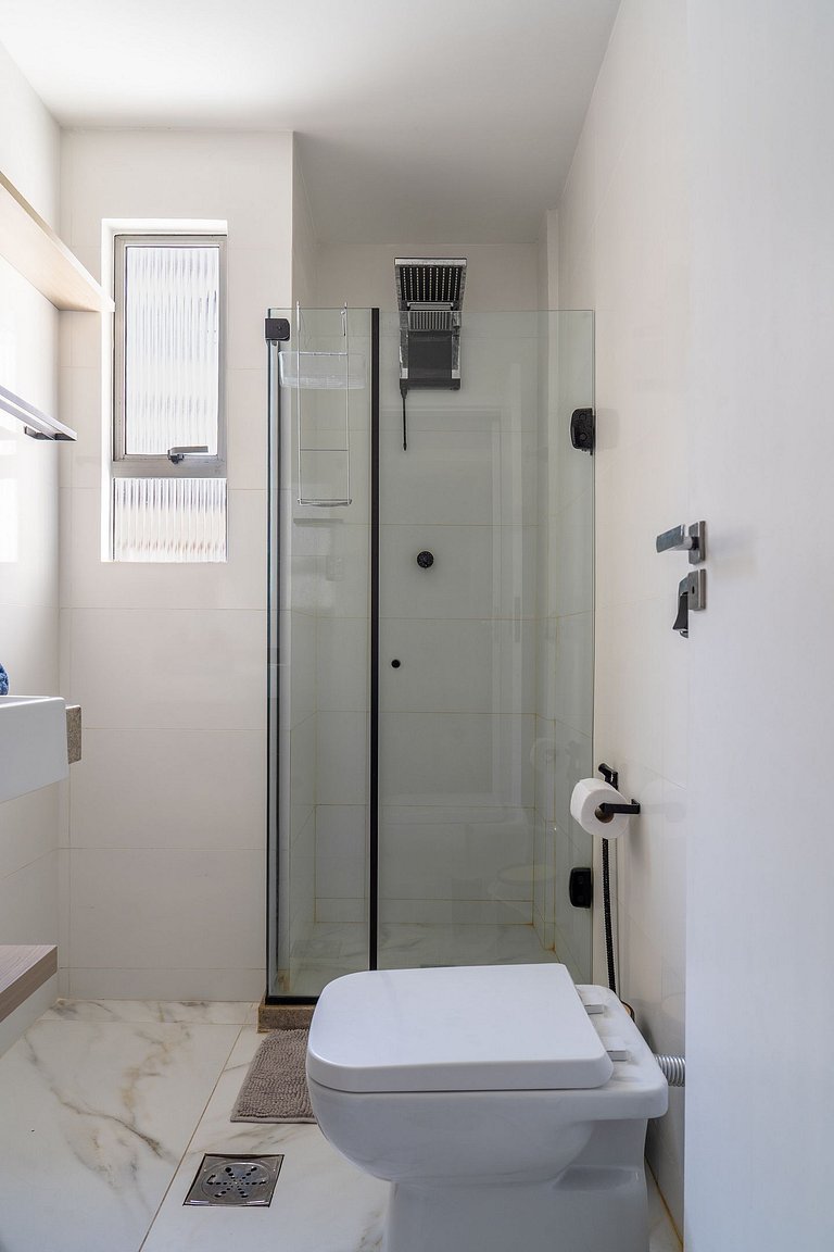 Elegante Apartamento à 2min Praia do Forte