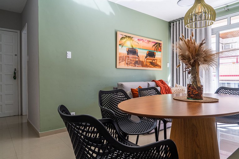 Elegante Apartamento à 2min Praia do Forte
