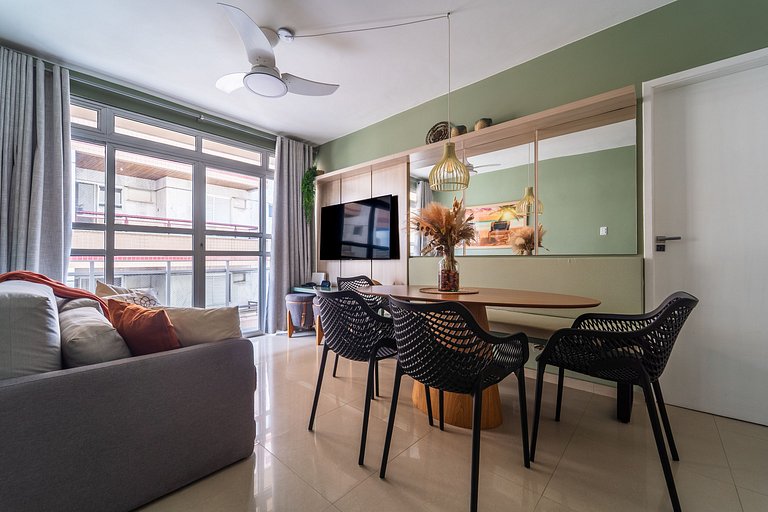 Elegante Apartamento à 2min Praia do Forte