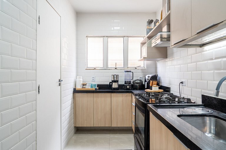 Elegante Apartamento à 2min Praia do Forte